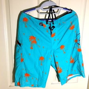 Volcom Men’s Size 32 Ocean Blue Board Shorts